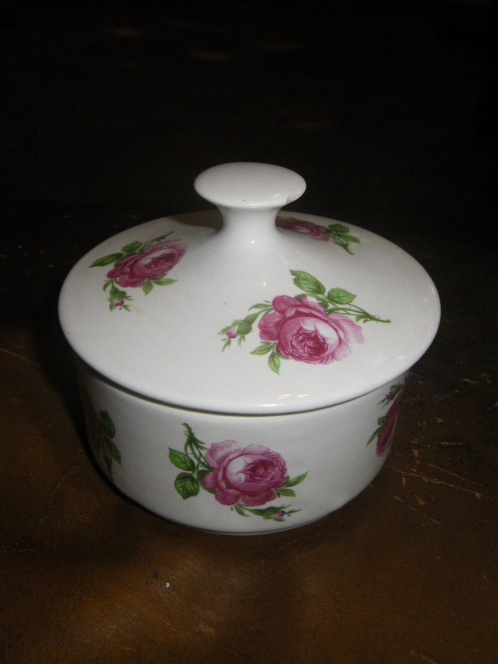 Vintage Royal Porzellan Bavaria KPM Germany Small Jewelry Trinket Box Roses